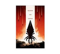 TONFON Mass Effect Reapers Are Coming Game Cover Dormitory Bedroom Wall Art Deco Poster Canvas Poster Bedroom Decor Sports Landscape Office Room Decor Gift Unframe-style 08x12inch(20x30cm)