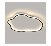 TONFON Minimalist Cloud Ceiling Lamp Three-Color Dimming LED Ceiling Light Thin Flat Modern Lighting Ceiling Light Fixture for Living Room Bedroom Dining Room Kitchen Study Room Corridor(Dark,50cm)