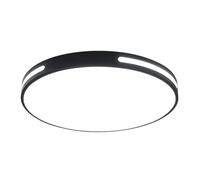 TONFON Modern Minimalist LED Ceiling Lamp Side Emitting Design Ceiling Light Simple Panel Office Ceiling Light Fixture for Living Room Bedroom Dining Room Kitchen Study Room Corridor(Dark,60cm)
