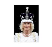 TONFON Queen Camilla Duchess of Cornwall Cover Wall Art Deco Poster Canvas Poster Wall Art Decor Print Picture Paintings for Living Room Bedroom Decoration Unframe-style 12x18inch(30x45cm)