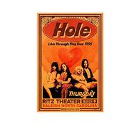 TONFON Rock Band Hole Live Through This Tour Music Album Cover Dormitory Bedroom Art Deco Poster Canvas Poster Bedroom Decor Sports Landscape Office Room Decor Gift Unframe-style 12x18inch(30x45cm)