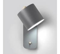 TONFON Rotatable Wall Lamp with Push Button Switch Bedroom Bedside Reading Wall Light Modern Metal Wall Sconce for Living Room Study Room Dining Room Hallway Stairs Hall Restaurant Wall Mounted Lamp(A