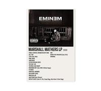 TONFON The Marshall Mathers LP 2000 Music Album Cover Wall Art Deco Poster Canvas Poster Wall Art Decor Print Picture Paintings for Living Room Bedroom Decoration Unframe-style 12x18inch(30x45cm)