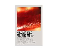 TONFON The Poster & Cure Kiss Me Kiss Me Kiss Me 1989 Music Album Poster Canvas Poster Bedroom Decor Sports Landscape Office Room Decor Gift Unframe-style 12x18inch(30x45cm)
