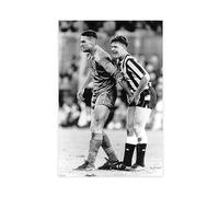 TONFON Vinnie Jones And Paul Gascoigne Classic Funny Picture Retro Cover Wall Art Deco Poster Canvas Poster Bedroom Decor Sports Landscape Office Room Decor Gift Unframe-style 20x30inch(50x75cm)