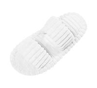 Tong Men's Slippers for Women Memory Foam Open Toe Comfortable Slip On Home with Strap Flip Flops Women Summer Beach Lightweight Breathable Fashion, white, 9 UK