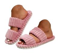 Tong Men's Slippers for Women Memory Foam Open Toe Comfortable Slip On Home with Strap Flip Flops Women Summer Beach Lightweight Breathable Fashion, Pink, 9 UK