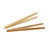 Tong Set of Two Made from Wood Perfect Tool to Serve Your Favorite Foods