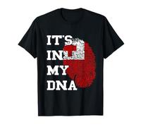 Tonga Flag Heart It's In My DNA Tongan Roots Tongan Pride T-Shirt