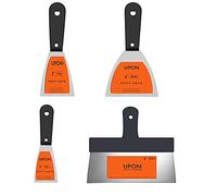 TONGARI 2 3 4 6Scraper Set Steel Blades Putty Filler Plaster Drywall Decorate Flexible Tapping Putty Cleaning Filling Knife (Pack of 4). {}