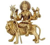 Tongari Astadhatu (8 Metals) Made Shri Durga Idol/Shri Ambe Maa Brass Idol/Shri Vaishno Devi Idol/Sherawali MATA Idol/Durga MATA Brass Idol/Durga MATA Puja Idol (4)