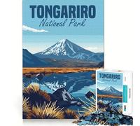 Tongariro National Park Jigsaw Puzzles for Adults1000 Pieces Boost Memory Soothing Fun Premium Cut Thoughtful Gift (38x26cm)