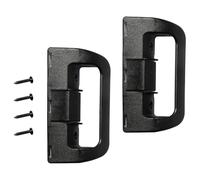 TonGass (2-Pack, Black RV Refrigerator Fridge Upper and Lower Door Handles Compatible with Dometic Fridge Upper and Lower Door DM2652 DM2852 DM2862 DM2662 and DM2663