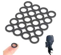TonGass (20-Pack, Black) Exact Replacement for Yamaha 90430-08020-00 & 90430-08003-00, Lower Gear Case Oil Drain Gaskets, Japanese Hard Fiberboard Gaskets Fits for Yamaha 4-Stroke Outboard Motors