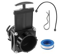 TonGass 3" RV Drain Valve Body with Handle, Durable RV Waste Water Valve Replacement for Motorhomes, Trailers and Motorhomes, Clean Water Valves, Heavy Duty