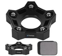 TonGass Bowlings Accessories Set, 1-Pack Bowling Rotating Ball Cup and 1-Pack Microfiber Bowling Ball Towel with Easy-Grip Dots (10"x8"), Bowlings Cup Display Stand with Bearing Spinner Holder