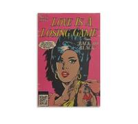 Tongbuhu Amy Winehouse Comics Vintage Music Posters for Room Aesthetic Canvas Wall Art Bedroom Decor12x18inch(30x45cm)