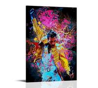 Tongbuhu Queen Freddie Mercury Rock Band Poster Music Posters for Room Aesthetic Canvas Wall Art Bedroom Decor16x24inch(40x60cm)