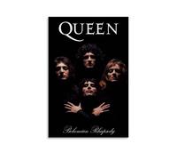 Tongbuhu Queen Rock Band Music Poster Vintage Music Posters for Room Aesthetic Canvas Wall Art Bedroom Decor12x18inch(30x45cm)