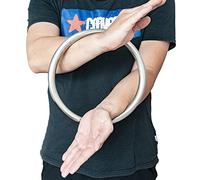 Tongcamo Wing Chun Ring Stainless Steel Kung Fu Rings Strength Martial Arts Training Equipment
