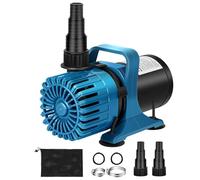 TONGCHANT - 100W 1800GPH Submersible Water Pump for Koi Ponds, Fountains, Garden, Waterfalls and Aquariums, Ultra Quiet, 180° Adjustable Outlet, Barrier Bag and Power Cord