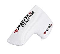 Tongdejing Golf Putter Head Cover, Nylon Fabric, White, Universal, Lightweight, Men's