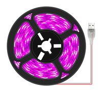 Tongdejing LED Plant Grow Light Strips, Super bright 2835SMD LED Plant Grow Light | IP66 Waterproof, USB Full Spectrum Growing Lamp for Indoor Plants Succulents Hydroponics Greenhouse Gardening
