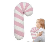 tongfeng Candy Pillow - Candies Cane Lane Throw Pillow - Soft Round Candy Cushion - Red Lollipop Pillow - Candy Cane Shaped Pillow Home Decor Decorations