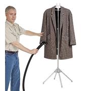 tongfeng Handheld Garment Steamer Rack Telescopic Folding Handheld Steamer | Height Adjustable Height Adjustable, 360° Swivel, Stable Base for Home Hotel Tailor's Shop Garment Factory Laundry Room