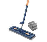 TONGFENG Large Flat Mop | Large Flat Mop | New Large Flat Mop for Wet and Dry Use | 360° Rotating Hands-Free Microfiber Flat Mop | Lazy Hands Wash Mop for Indoor Kitchen Bathroom Floor Cleaning