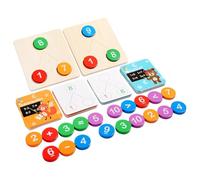 Tongfer Math Games for Kids Number Learning Matching Activities Board | Counting Toys for Kindergarten Preschool School Classroom Birthday Vacation Age 3 Years and up Girls Boys
