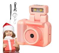 Tongfer Retro Snap Camera, 1080p HD Portable Small Camera with LED Flash, Multifunctional Photography Video Camera for Travel Life Vlogging Recording, Can Upload to Mobile Phone, Gift for Boys Girls