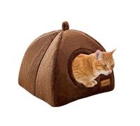 Tongfer Winter Warm Cat Bed, Indoor Cat Cave with Cozy Sleeping Bag Design, Suitable for Cats & Small Dogs, Thermal Insulation & Soft Material, for Cold Days, Apartment Living, Pet Kennel Setup