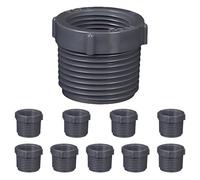TONGIHS 10 Pcs Female Thread Coupling Connectors, Inlet Hose Connector, PVC Reducer Bushing, for Irrigation Systems, hot Water Systems, Swimming Pool Projects, Underground Sprinkler Systems