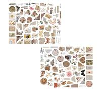 TONGIHS 120 Pcs Vintage Aesthetic Stickers,Vintage Aesthetic Scrapbook Stickers,Graffiti Renaissance Decals,for Water Bottles, Laptops, Notebooks, Planners,Gifts,Scrapbook,Phone