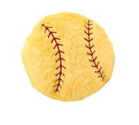TONGMAN 14inch Football Throw Pillow,Fluffy Soccer Ball Stuffed Toys,Soft Soccer Stuffed Sport Balls Toys，Ball Pillow Soft Durable Plush Pillow Toy Sofa Decoration Gift (Yellow baseball)