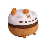 TONGMAN 22CM Cute Cookie Cat Plush Toy - Soft Stuffed Animal Pillow, Kawaii Kitty Doll for Home Decor, Kids Gift (Type B)