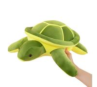 TONGMAN 30cm Turtle Plush Toy, Weighted Cute TurtleStuffed Animals, Soft Sea Turtle Plush Toy Tortoise Plushies Pillow - Present for Kids, Babies, Toddlers (Green)