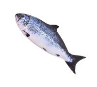 TONGMAN Simulation FishPlushToy Pillow23.6inch/ 60cm Stuffed Animal FishPlush PillowSoft Fish Decorate Pillow - Carp Plush Cushion PillowThrow Pillowfor Home Decoration Kids Gift (Salmon)