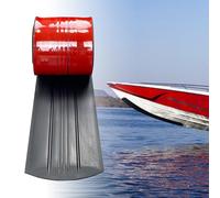 Tongmo Keel Guard: Self-Adhesive Shield Keel Guard for Protecting Fiberglass and Specific Aluminum Boats from Rocks, Oyster Beds, and Scratches 5 Inche Wide (Black, 7FT for Boat Up to 20FT)