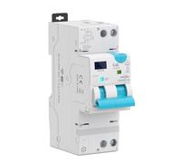 TONGOU 1-40A 1P+N Type A Smart RCBO Wifi Circuit Breaker,Supports Detection of 30mA Leakage Current, With Automatic Reclosing, Tuya/Smart Life APP Connection,Smart Protection, Smart Home