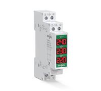 TONGOU Din Rail Voltage Meter, AC Three-phase Voltmeter, Digital Display, 3W Low Power, Wide Voltage Measurement Range (AC 60-450V) , High Accuracy , CE Certification