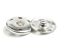 TONGRI 10pcs Metal Snap Button Shirt Cardigan Invisible Concealed Button Round Small Size Buttons Clothes Accessories
