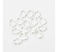TONGRI 300pcs/lot 5/6/7mm Oval Jump Rings Split Rings Connectors For Jewelry Making DIY Finding Open Metal Rings Supplies