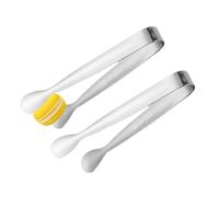 Tongs - 2 Pieces Stainless Steel Sugar Grabber Utensil,Small Bar Tongs | For Lemon Slices Gelatin Bartender Tea Lover Coffee Lover