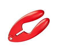 Tongs for Serving Food Heavy-Duty Alloy Seafood Opener, Grade Kitchen Tool for Crab Legs, Lobster Claws, 6-Inch Red Crackers, 2-Pack (Watermelon Red, 13x4. 8x1. 2cm)