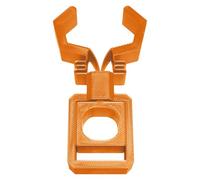 Tongs for Serving Food Micro Robotic Arm Snack Clip Non Dirty Hand Snack Clip Playing Games Eating Potato Chips Chopsticks Playing Games Finger Chopsticks Lazy Person Assisted (Orange, 9X5CM)