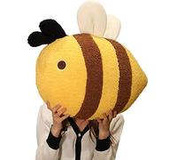 TONGSONG Cute Plush Bee Stuffed Animal Pillow - Kawaii Soft Bumble Bee Hugging Toy - Honeybee Plush Gift for Kids Home Decor