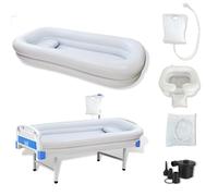 TONGTONGFA,Medical Inflatable Bathtub,Inflatable Bed Bath,Medical PVC Bedside Shower Bathtub Kit,Bed Baths for The Disabled,Suitable for Disabled People, Elderly Pregnant Women, Etc