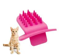 Tongue Brush - 1 Piece Pet Massage Tool, Mama Lick Hair Remover | Soft Textured Silicone Scratcher For Relaxing Grooming Small Animal Kitten Puppy Bonding Accessory Innovative Self Care Device